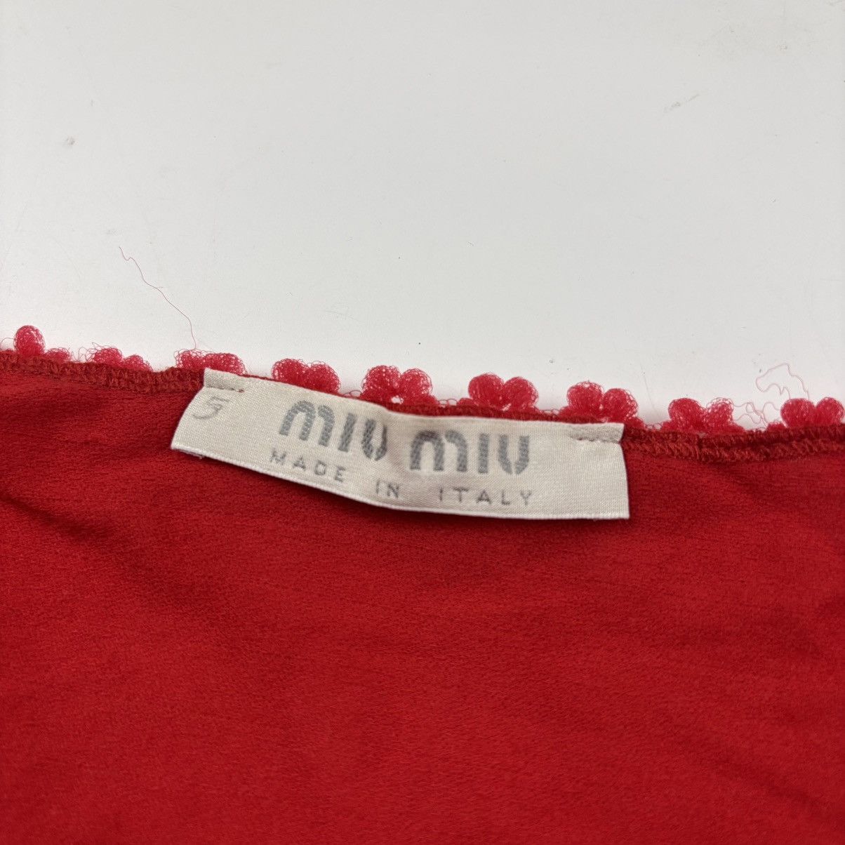 Miu Miu Miu Miu Ruffled Top Size M / US 6-8 / IT 42-44 - 6 Thumbnail