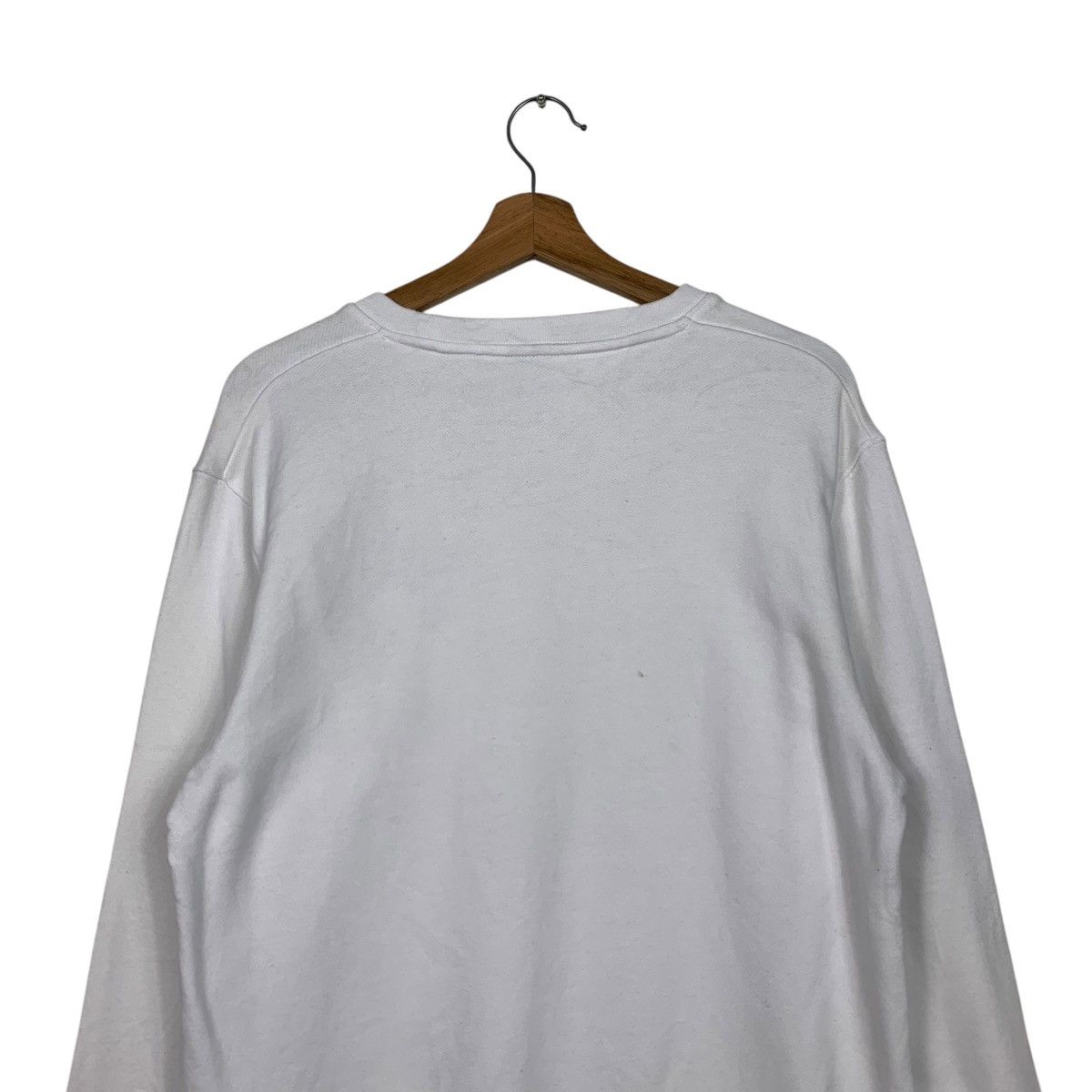 Converse CONVERSE All Star Logo White Crewneck Sweatshirt #1553-C70 Size US L / EU 52-54 / 3 - 8 Thumbnail