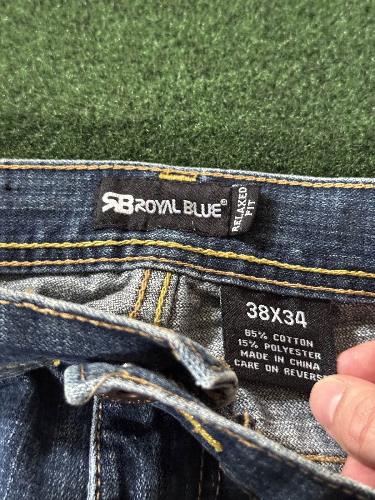 Ecko Unltd. × Southpole Y2K Baggy Wide Leg Hip Hop Royal Blue Southpole 38x32 Jeans Size US 38 / EU 54 - 4 Thumbnail