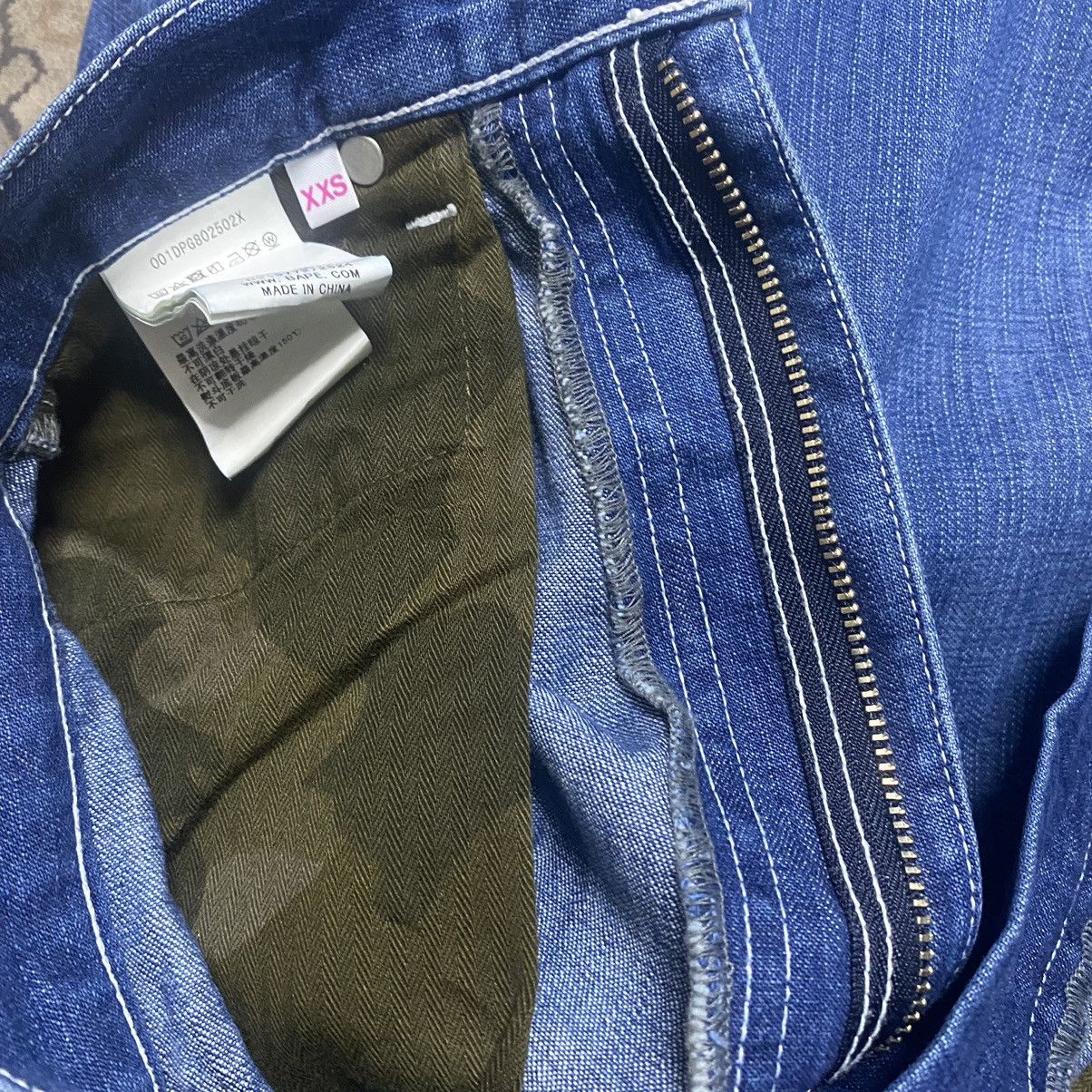 Bape Bape Denim Baggy Pants Head Logo Size 24" / US 00 / IT 34 - 23 Thumbnail