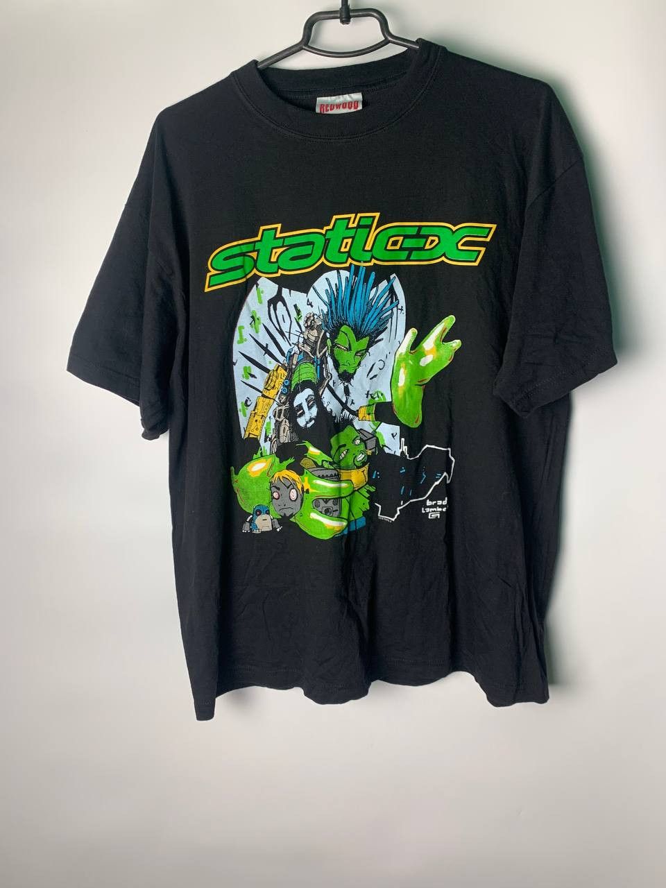 Band Tees Vintage 90s Static X Nu Metal Band Tshirts Size US XL / EU 56 / 4 - 1 Thumbnail