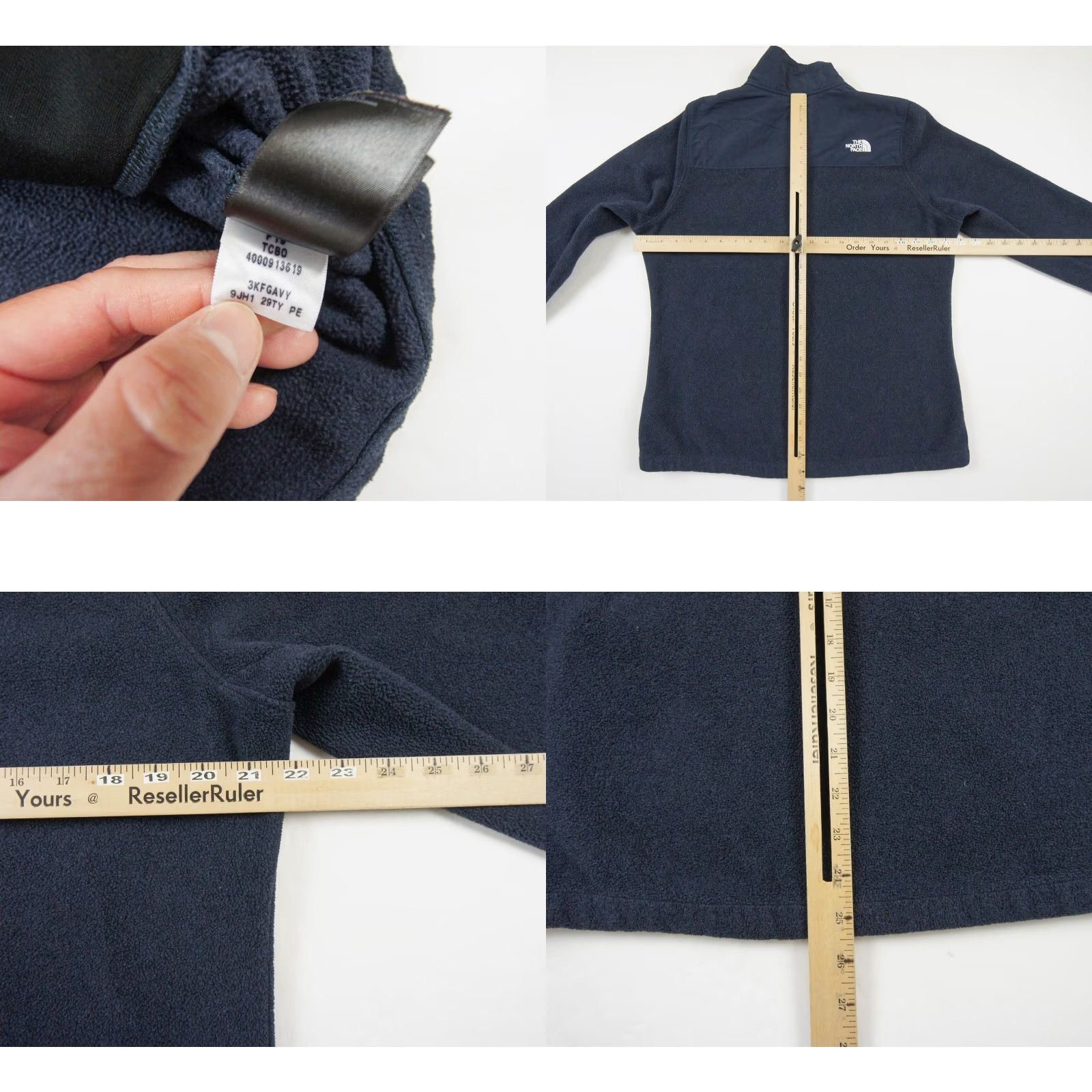The North Face The North Face Sweater Adult Large Blue Fleece 1/2 Zip Pullover Outdoor Casual Womens Size L / US 10 / IT 46 - 8 Thumbnail
