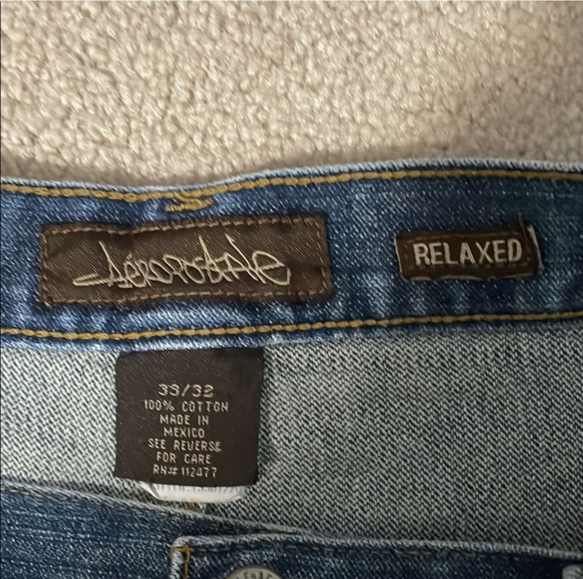 Aeropostale Aeropostale Blue Relaxed Fit Jeans Size US 33 - 2 Thumbnail