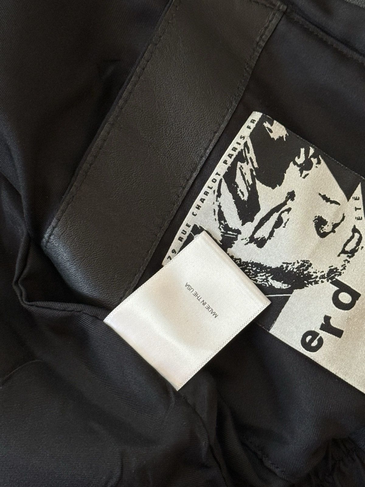 Enfants Riches Deprimes ERD embroidered girl fingering herself leather jacket Size US M / EU 48-50 / 2 - 10 Thumbnail