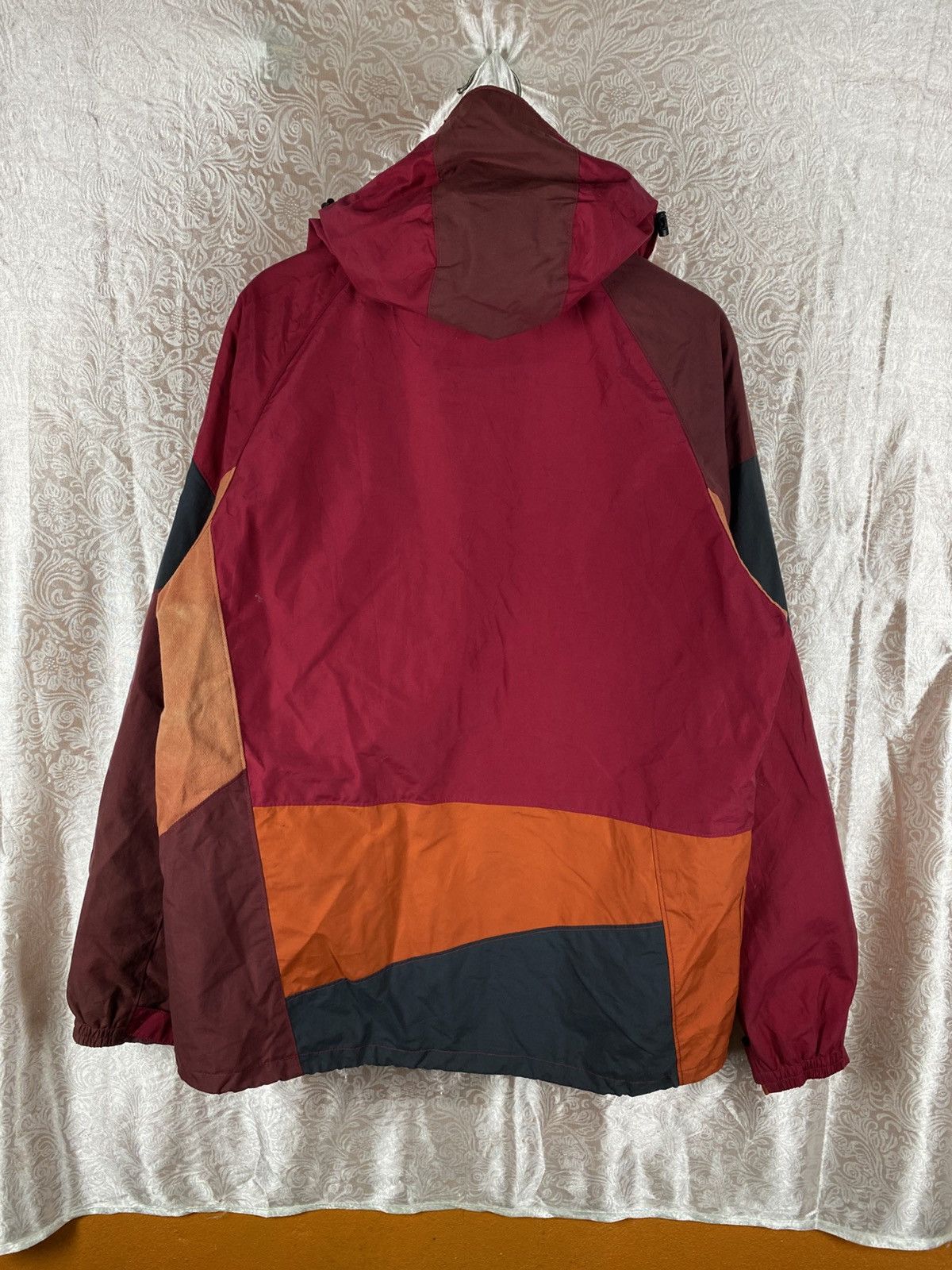 Manastash Manastash Colorblock Outdoor Red Orange Hood Mountain Parka Size US L / EU 52-54 / 3 - 10 Thumbnail