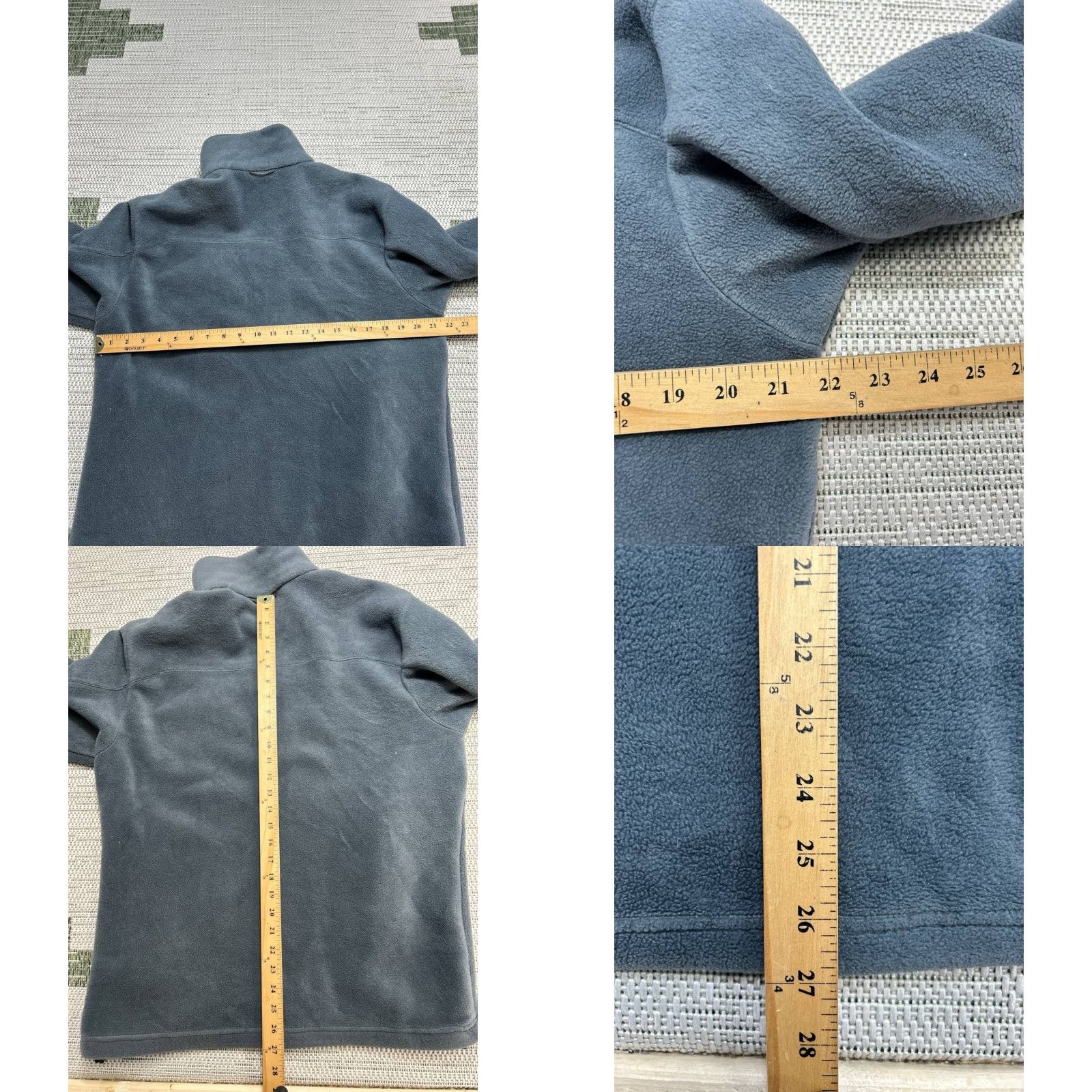 Vintage Columbia Mens Jacket Windbreaker Full Zip Steens Mountain Gray Fleece Interchange Regular Labeled Size US L / EU 52-54 / 3 - 8 Thumbnail