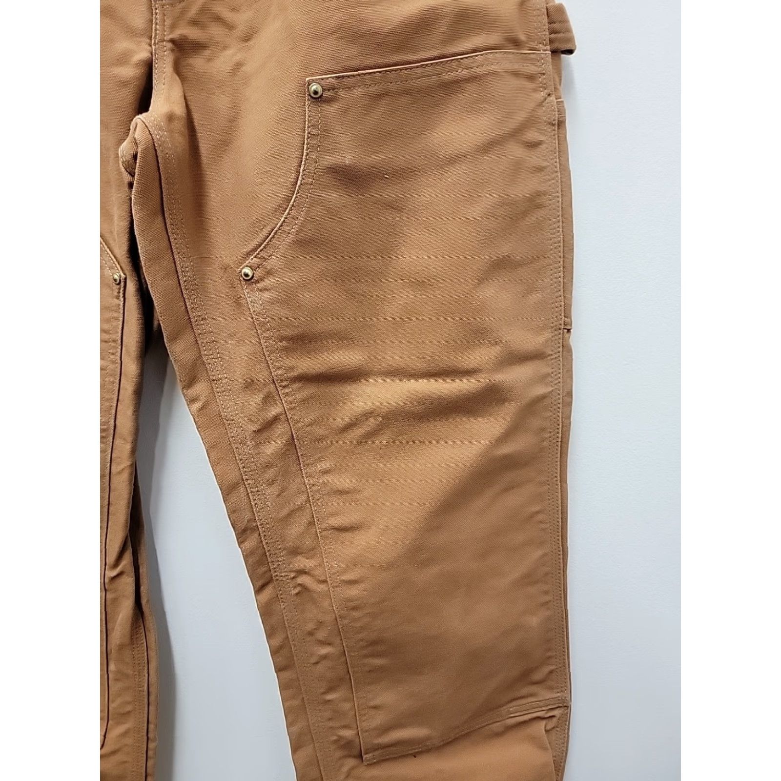 Carhartt VINTAGE Carhartt Pants Double Knee Brown 32x32 Men Inseam 32 Painter Carpenter Boys? Size US 32 / EU 48 - 5 Thumbnail