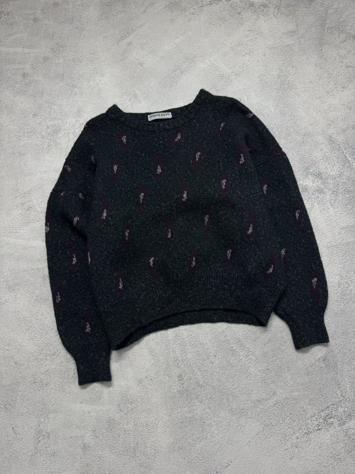 Burberry Vintage Luxury Burberrys Monogram Sweater Size S / US 4 / IT 40 - 4 Thumbnail