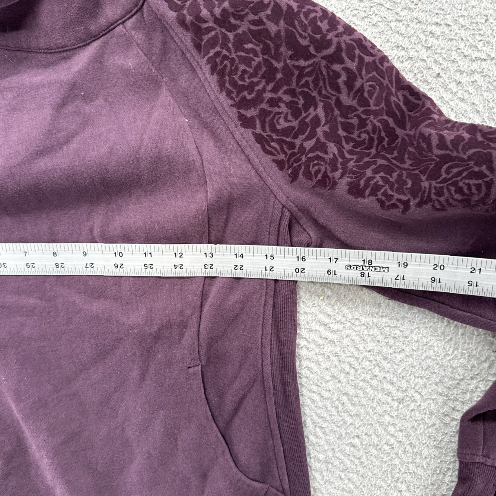 Lululemon Lululemon Floral Flock Pullover Women's Size 6 Long Sleeve 1/4 Zip Fleece Size M / US 6-8 / IT 42-44 - 5 Thumbnail