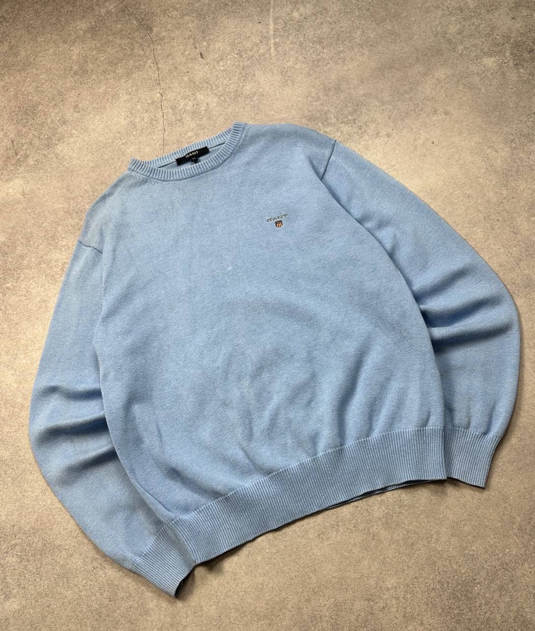 Gant Vintage Gant Sweater, Size M – Classic Light Blue Knit Size US M / EU 48-50 / 2 - 3 Thumbnail