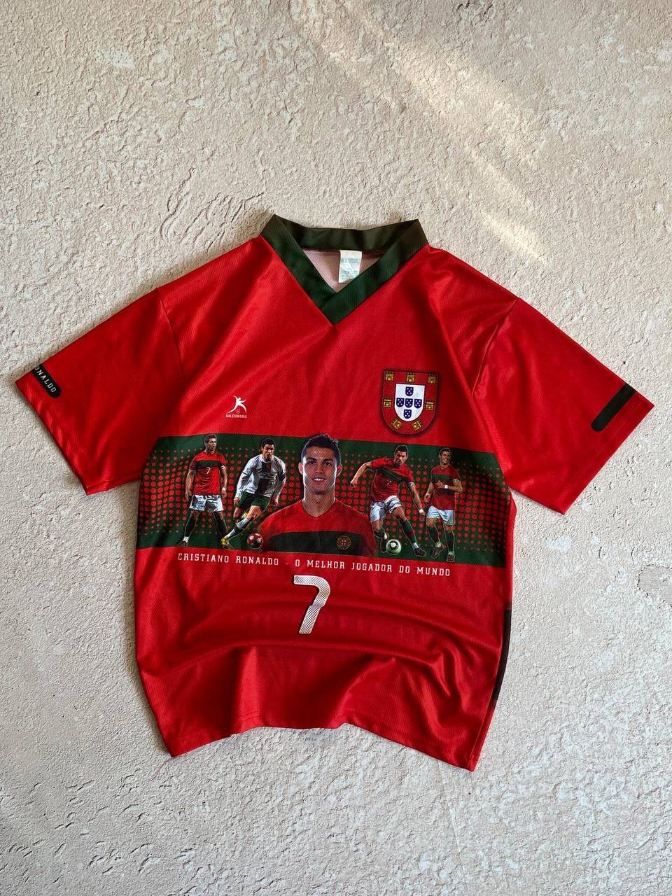 Japanese Brand × Vintage Ronaldo Portugal distressed jersey soccer Size US S / EU 44-46 / 1 - 1 Thumbnail