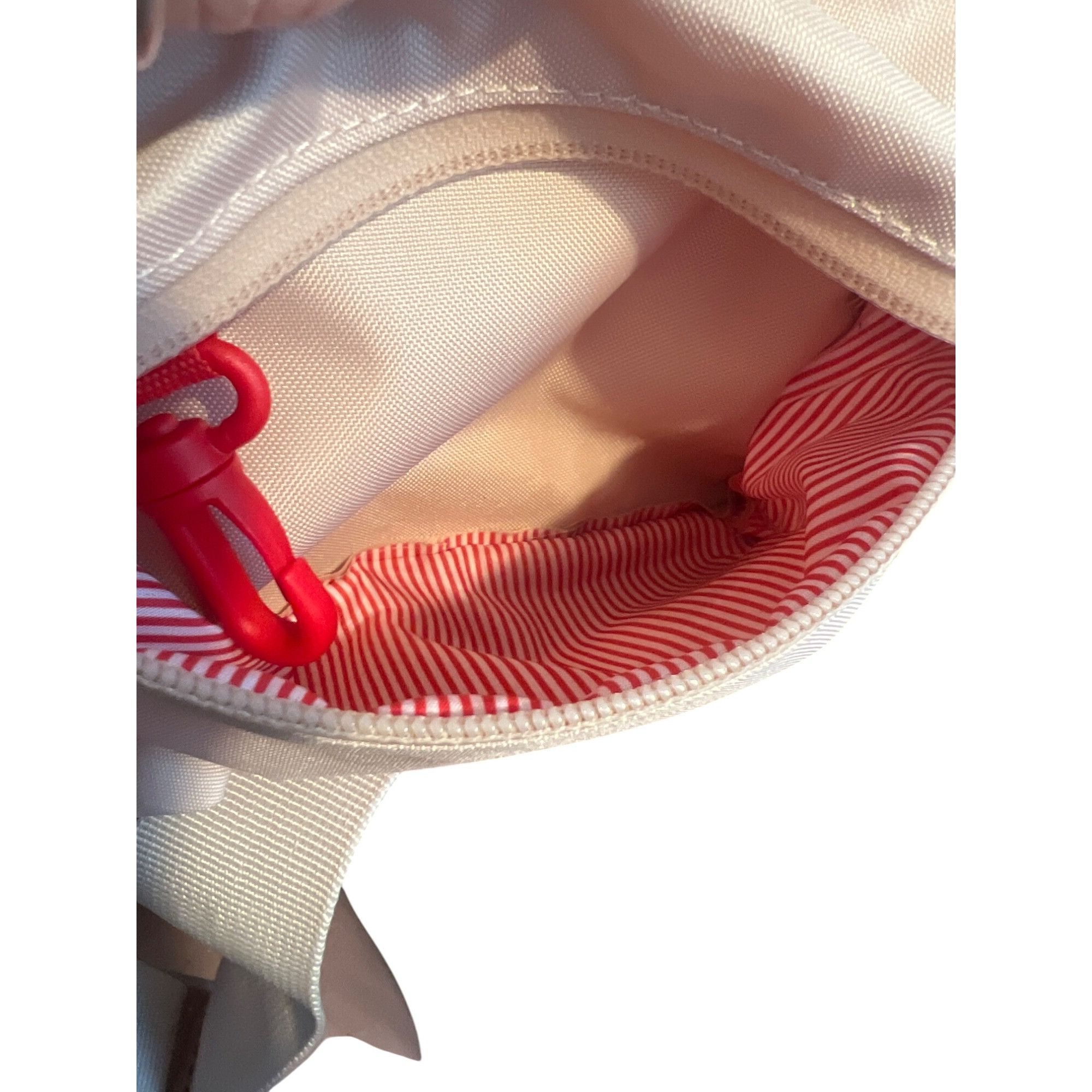 Herschel Supply Co. Herschel Belt Bag Fanny Hip Pack Chest Bag Peach Red Striped Size ONE SIZE - 4 Thumbnail