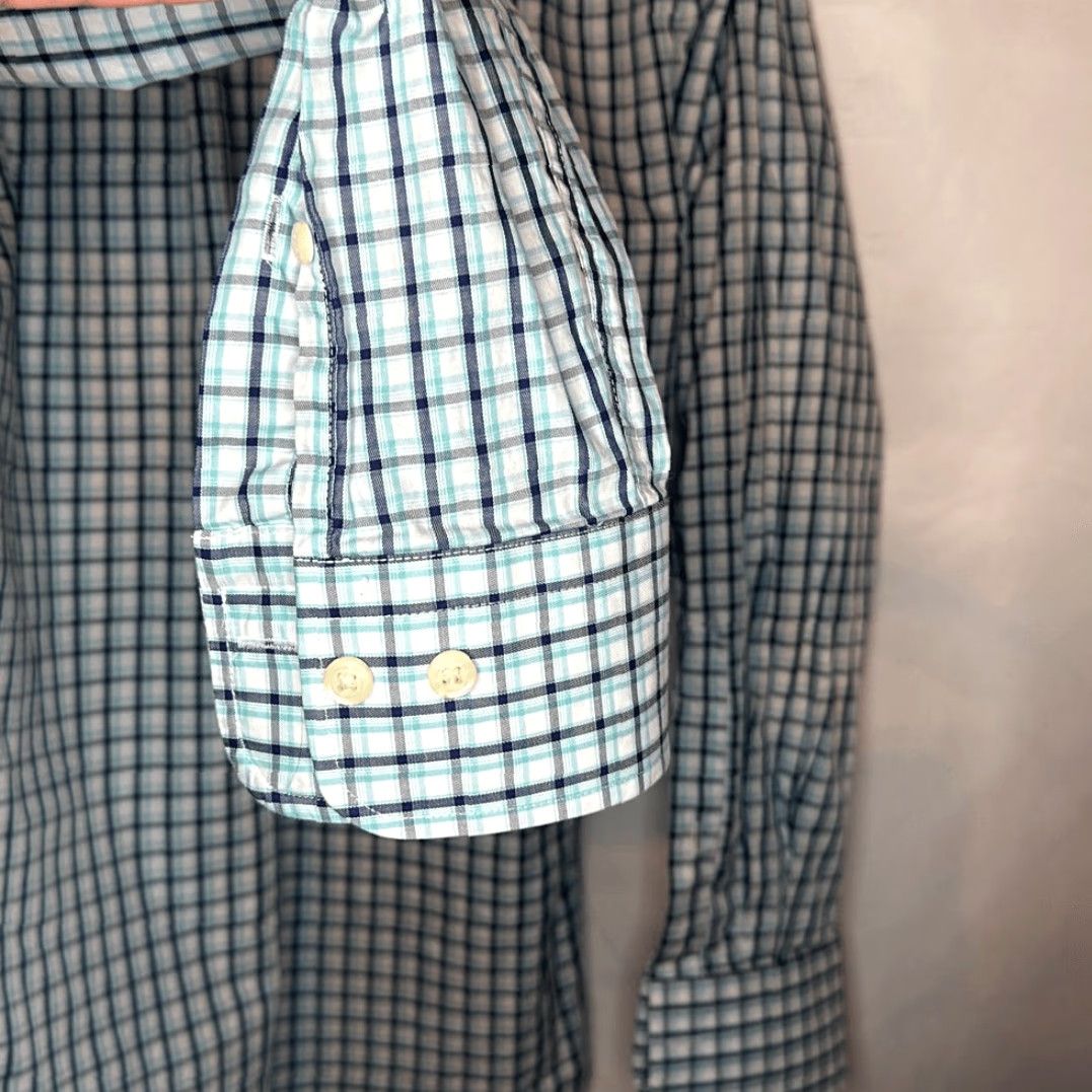 Peter Millar Peter Millar Plaid Shirt Long Sleeve M Multicolor 100% Cotton Button-Up Men Size US M / EU 48-50 / 2 - 5 Thumbnail