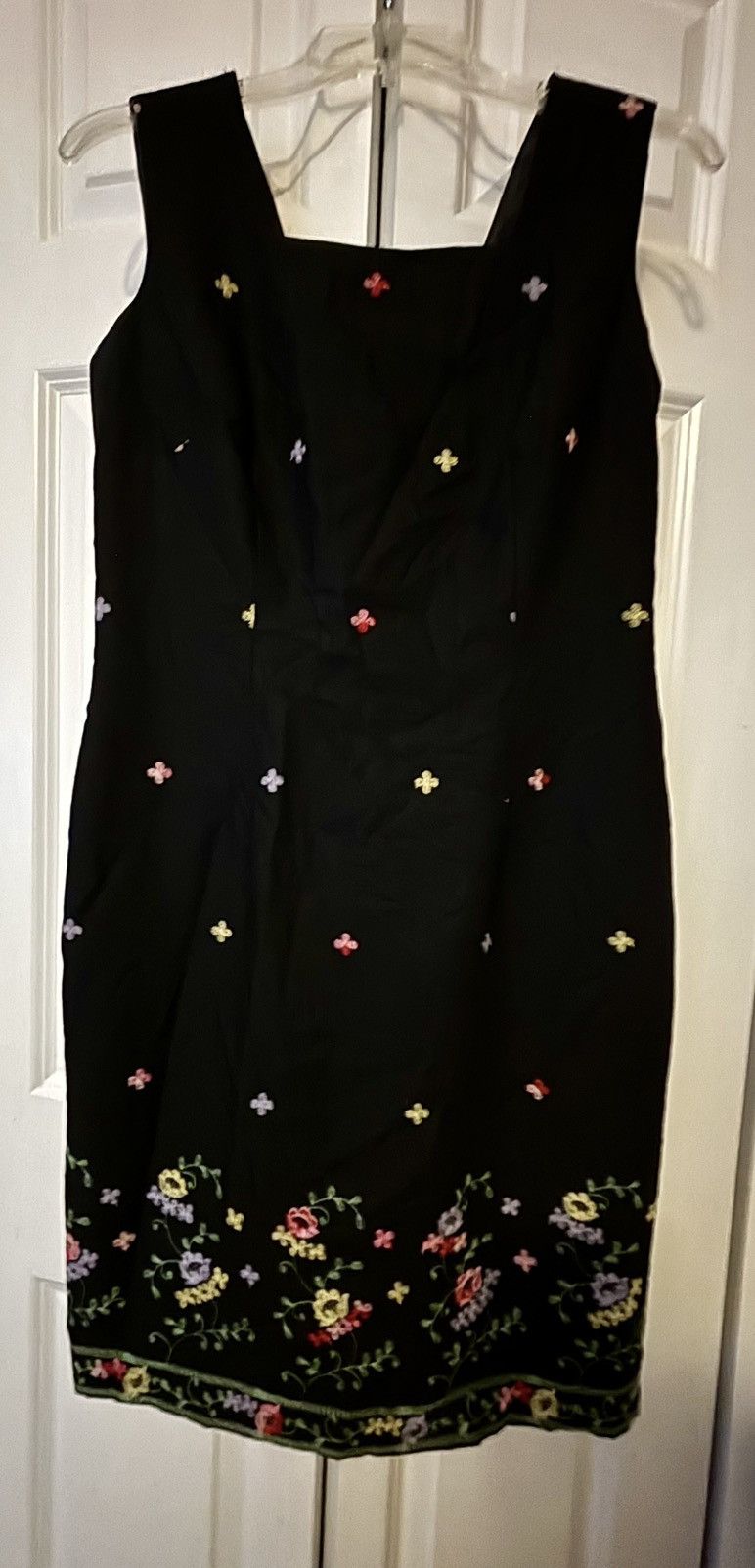 Vintage Vintage Embroidered Floral Design Boho Mini Dress 6 Size S / US 4 / IT 40 - 2 Thumbnail