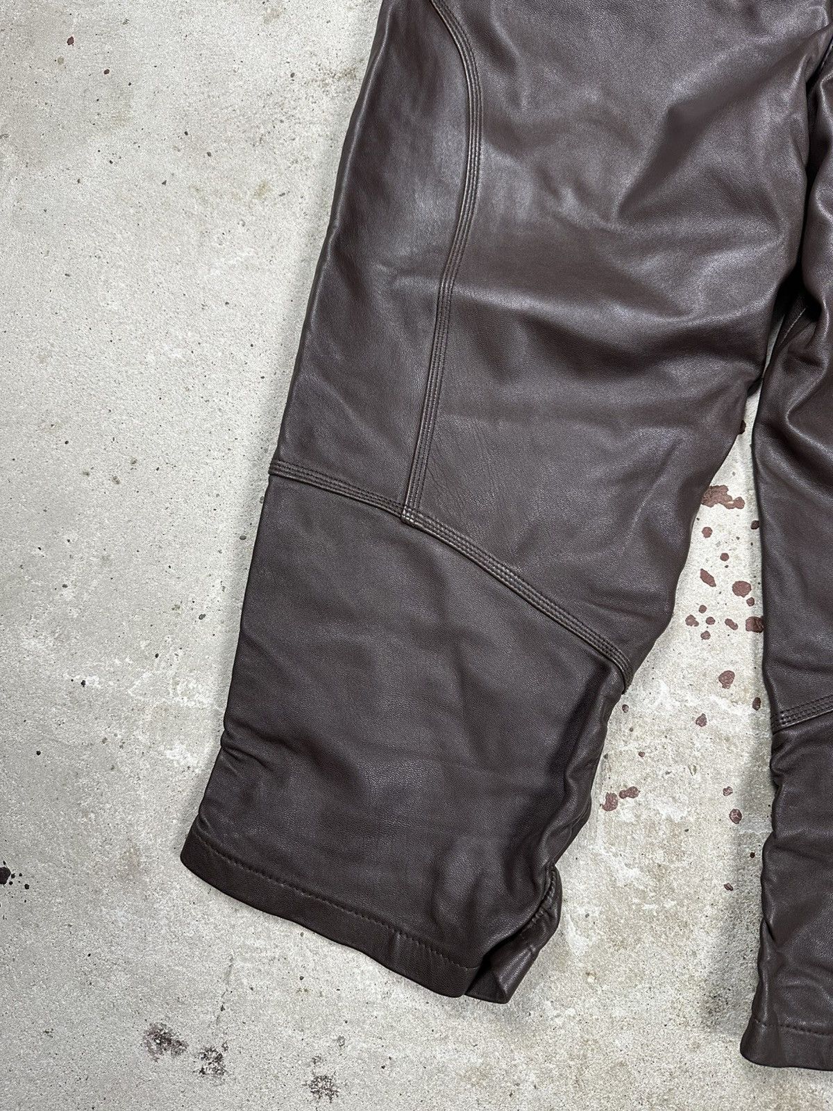 Other Vintage 90s Genuine Leather Shorts Archive rare Size US 32 / EU 48 - 10 Thumbnail