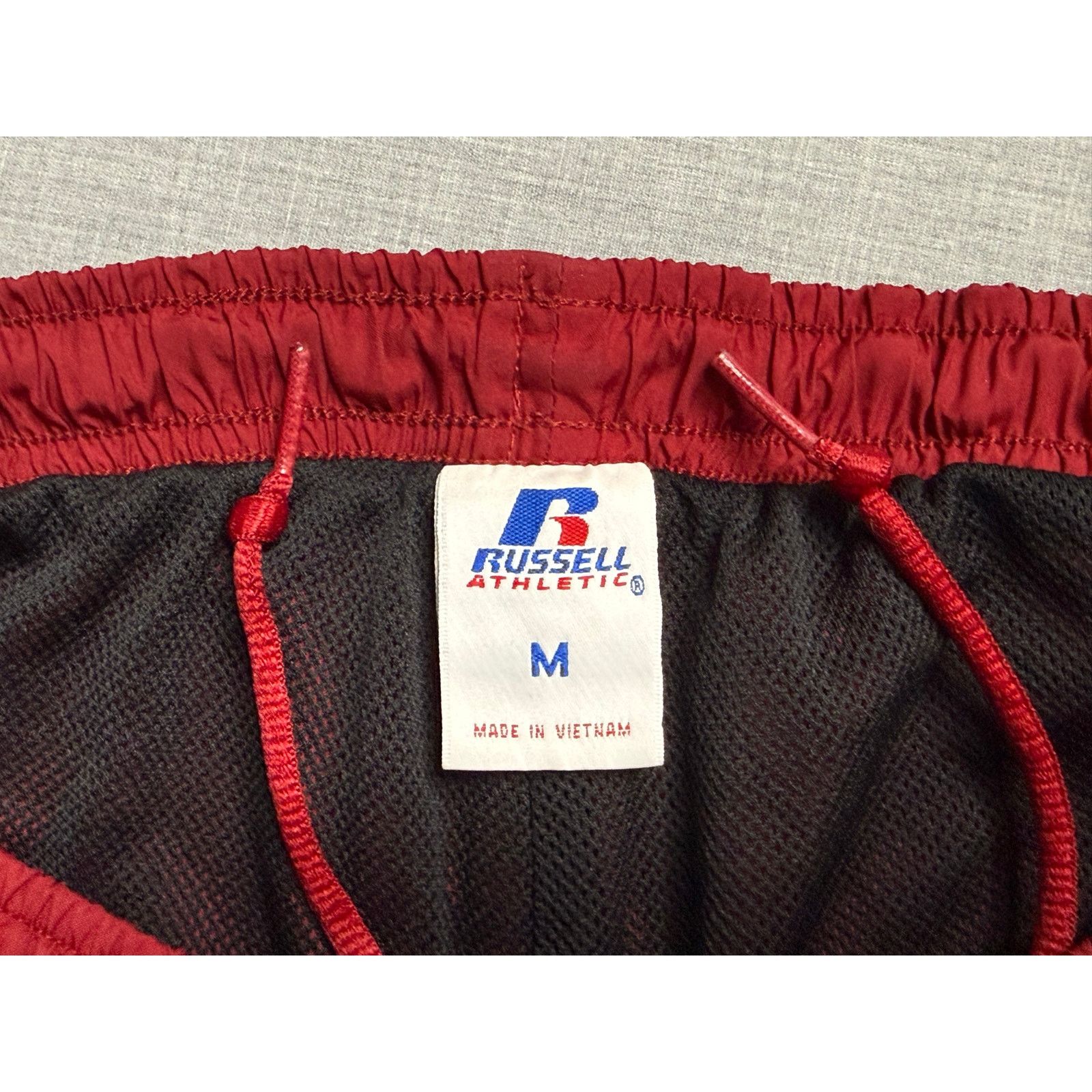 Russell Athletic × Vintage Vintage Y2K Russell Athletic Mesh Lined Baggy Track Pants M Size US 28 / EU 44 - 3 Thumbnail