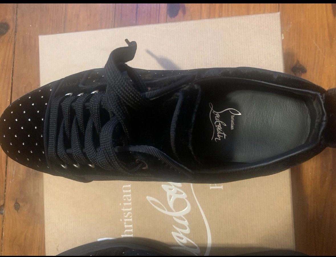 Christian Louboutin Christian Louboutin Fun Louis Junior “Plum Strass” sneakers. Size US 8 / EU 41 - 7 Thumbnail