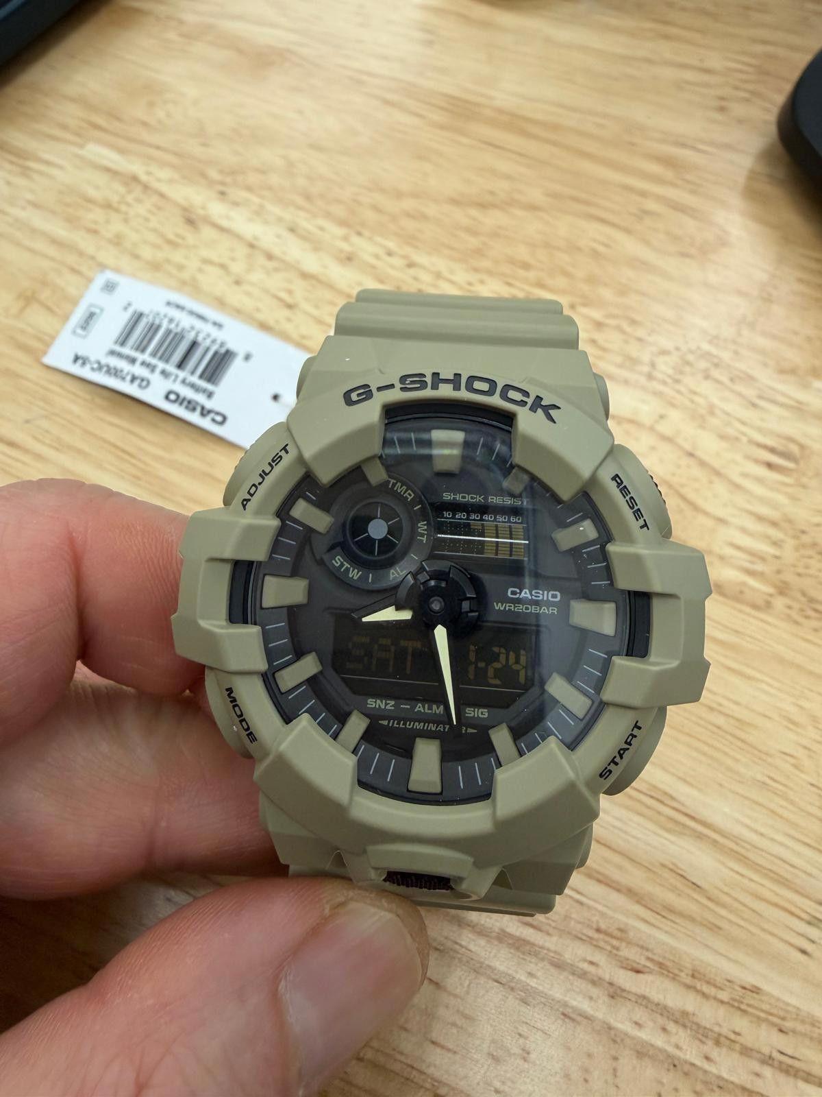 Casio Casio G-Shock Analog Digital GA-700 Series Tan Men's Watch Size ONE SIZE - 2 Thumbnail