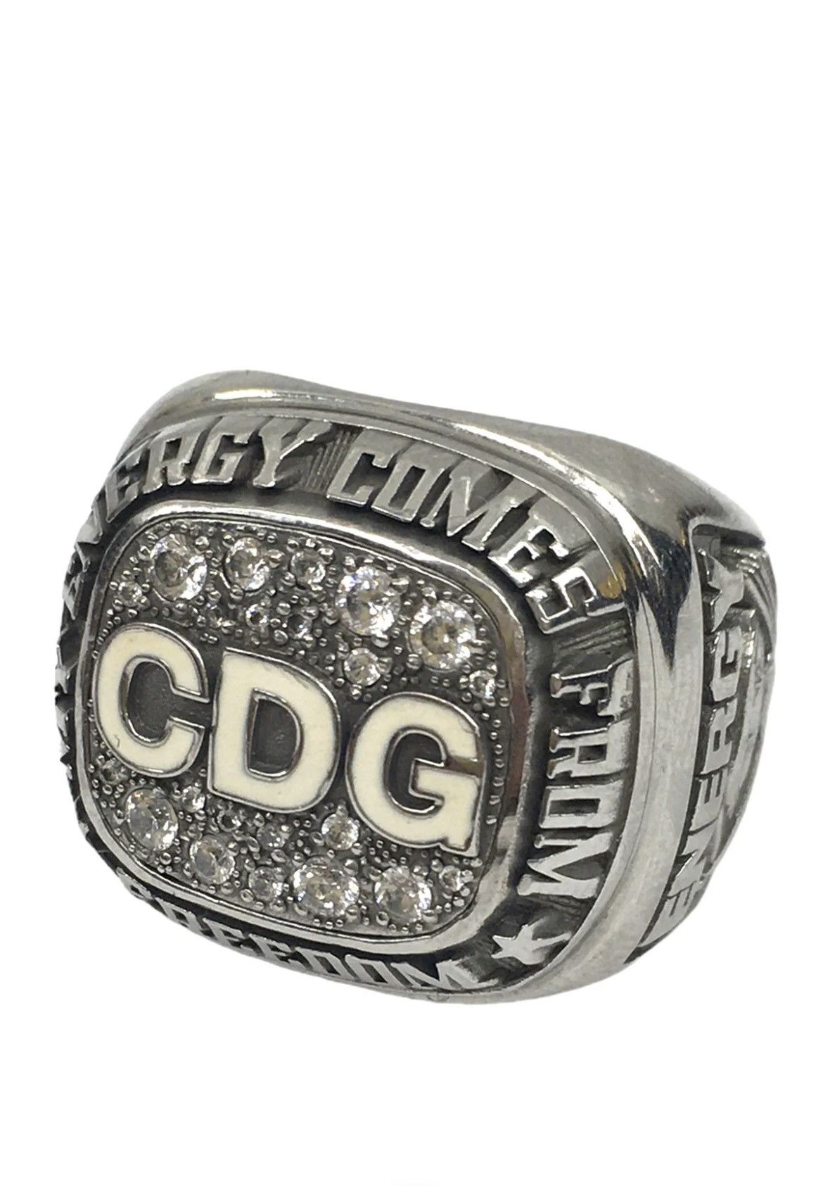 Comme des Garcons COMME des GARCONS x JOSTENS CDG logo college ring Size ONE SIZE - 1 Thumbnail