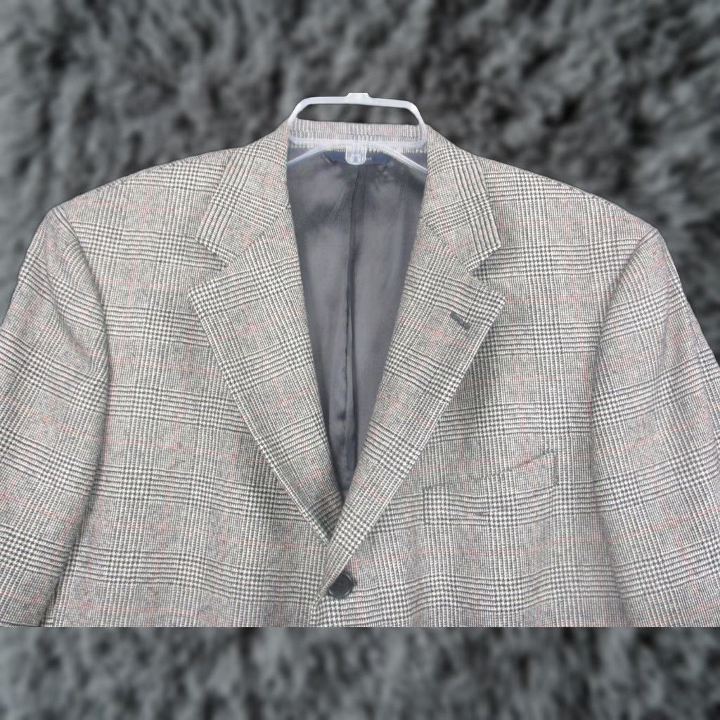 Brooks Brothers Brooks Brothers Sport Coat Men 41R Wool Plaid Gray Loro Piana Italy Notch Lapel 3-Button 2 Piece Business Formal Wedding Size US XS / EU 42 / 0 - 1 Thumbnail
