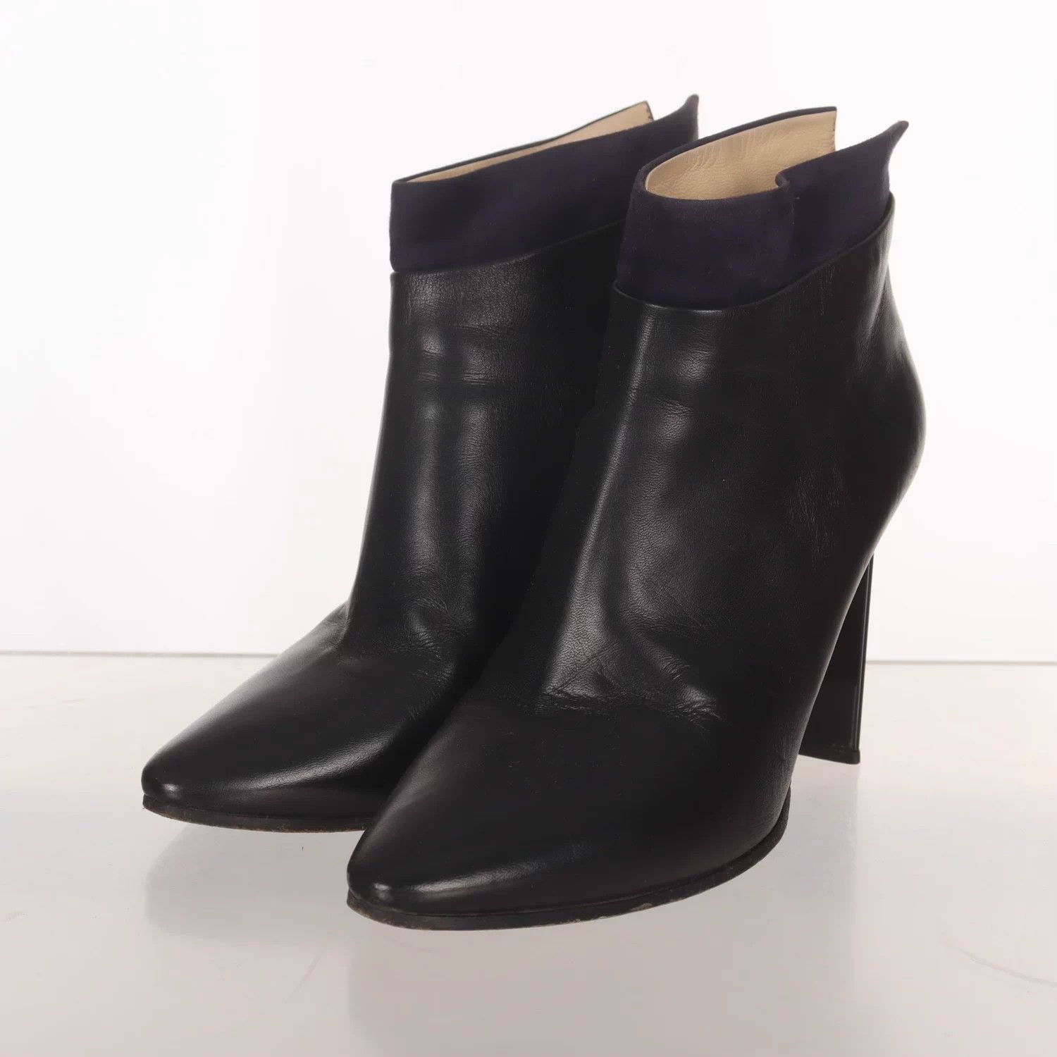 Jimmy Choo Jimmy Choo suede/lambskin colorblocked women's heels Size US 7 / IT 37 - 1 Thumbnail
