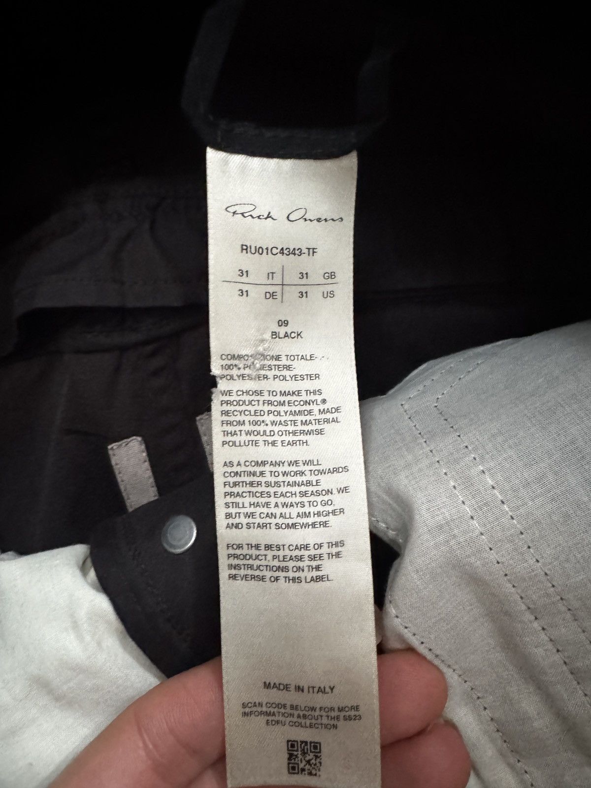 Rick Owens Rick Owens Bolan Zip Pants Size US 31 - 4 Thumbnail