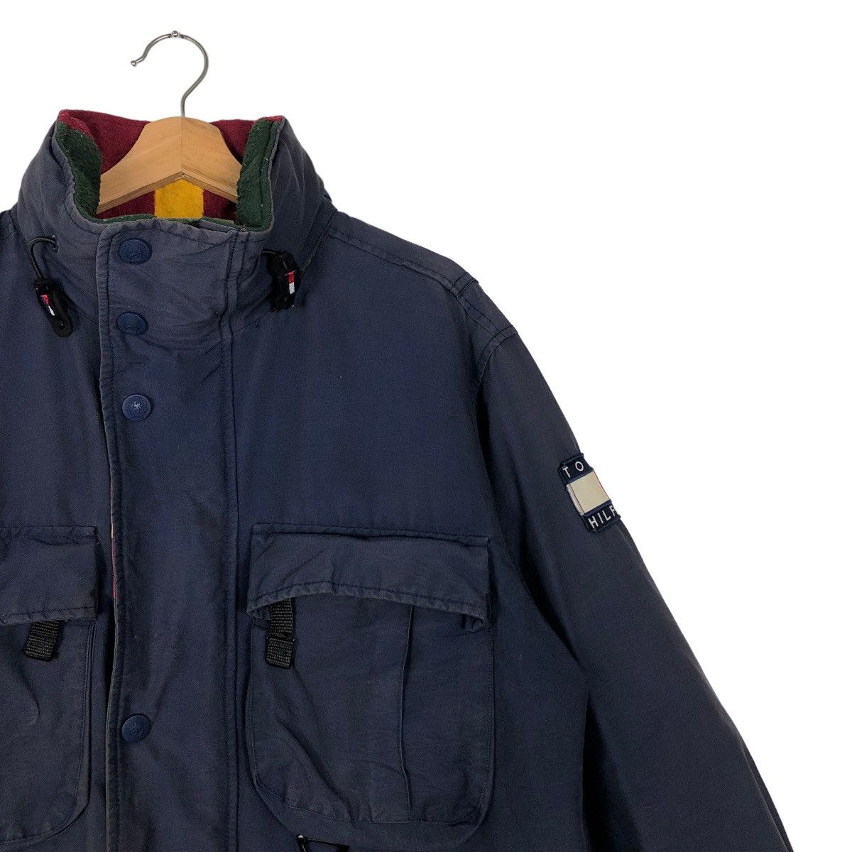 Japanese Brand 🔥90’s Vintage Hunting Jacket Cargo Pocket Tommy Hilfiger Size US S / EU 44-46 / 1 - 5 Thumbnail