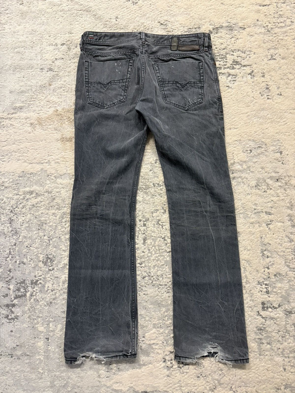 Diesel AW12 New Fanker Slim Bootcut Wash #0803S Black Size US 33 - 7 Thumbnail