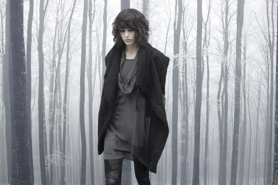 image of Ilaria Nistri x Rogue Asymmetric Long Top.like Rick Owens Or Ann Demeulemeester in Khaki, Women's (