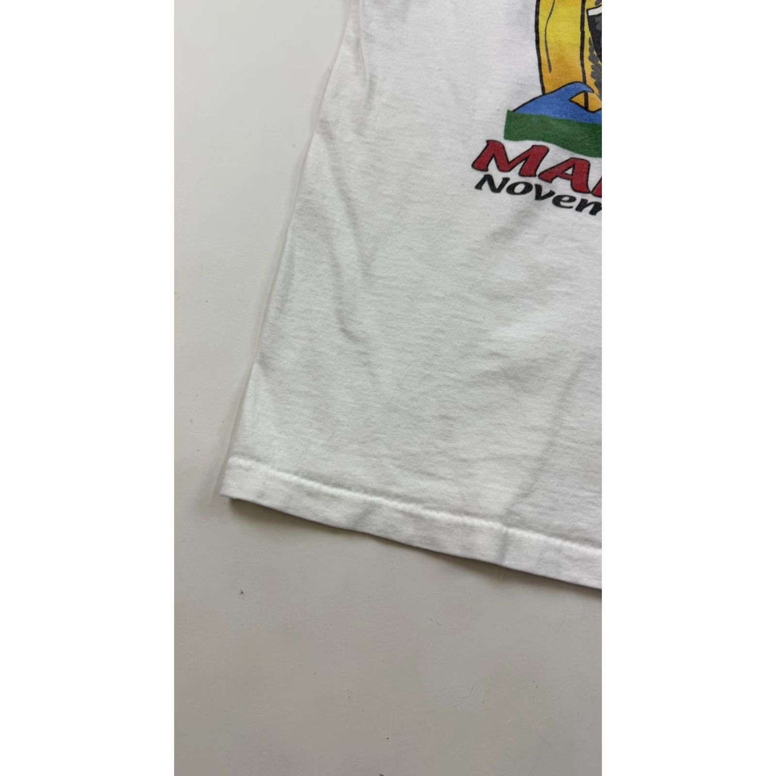 Vintage VINTAGE Long Beach Marathon Shirt Mens M White All Sport T-Shirt Graphic Print 2001 Running Beach Size US M / EU 48-50 / 2 - 3 Thumbnail