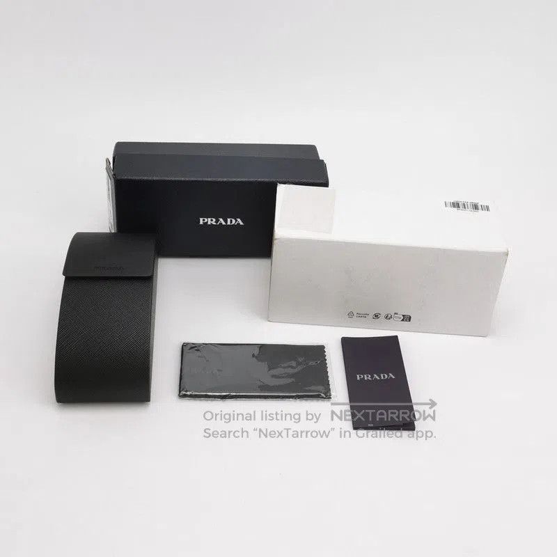 Prada Prada Symbol Black Logo Sunglasses. Size ONE SIZE - 8 Thumbnail