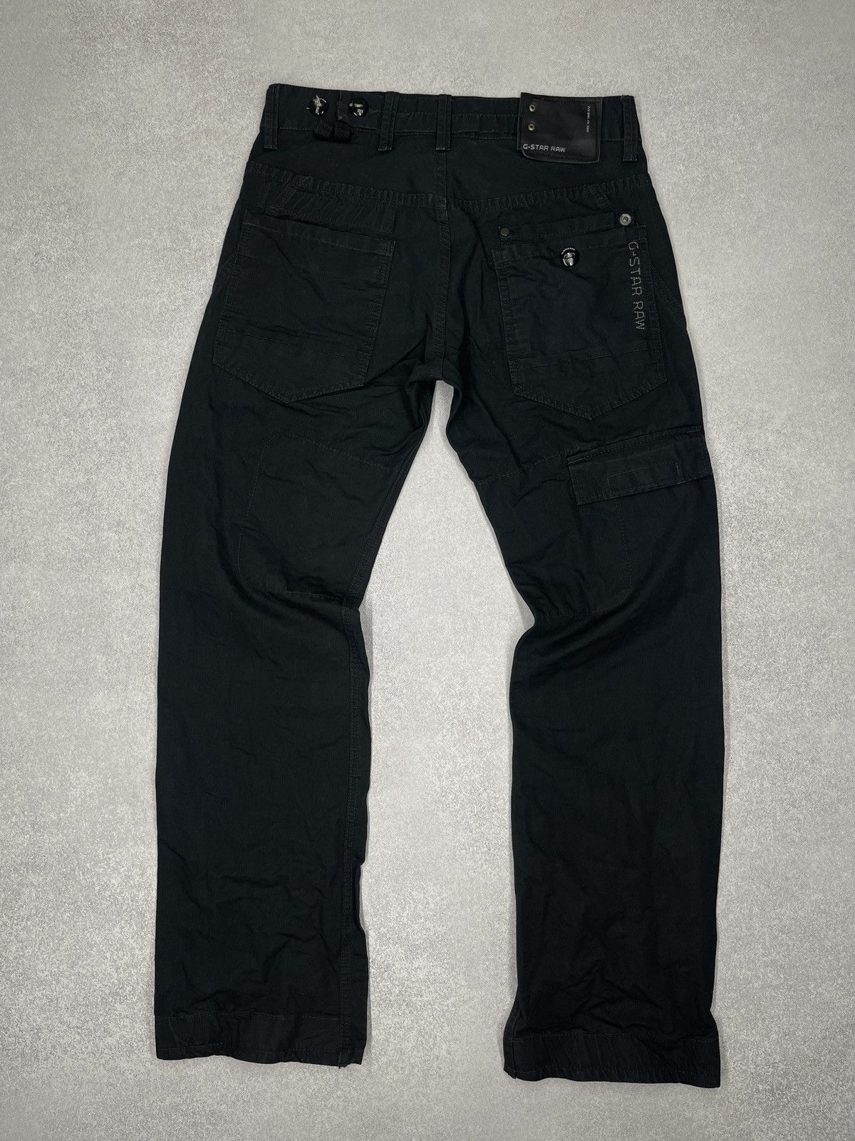 G-Star G-Star Raw WP Parker Radar Cargo Pants Black Multipocket Size US 30 / EU 46 - 2 Thumbnail