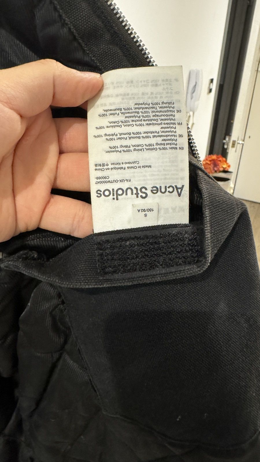 Acne Studios Acne Studios Stonewash Black Denim Jacket like Carhartt Size US M / EU 48-50 / 2 - 8 Thumbnail