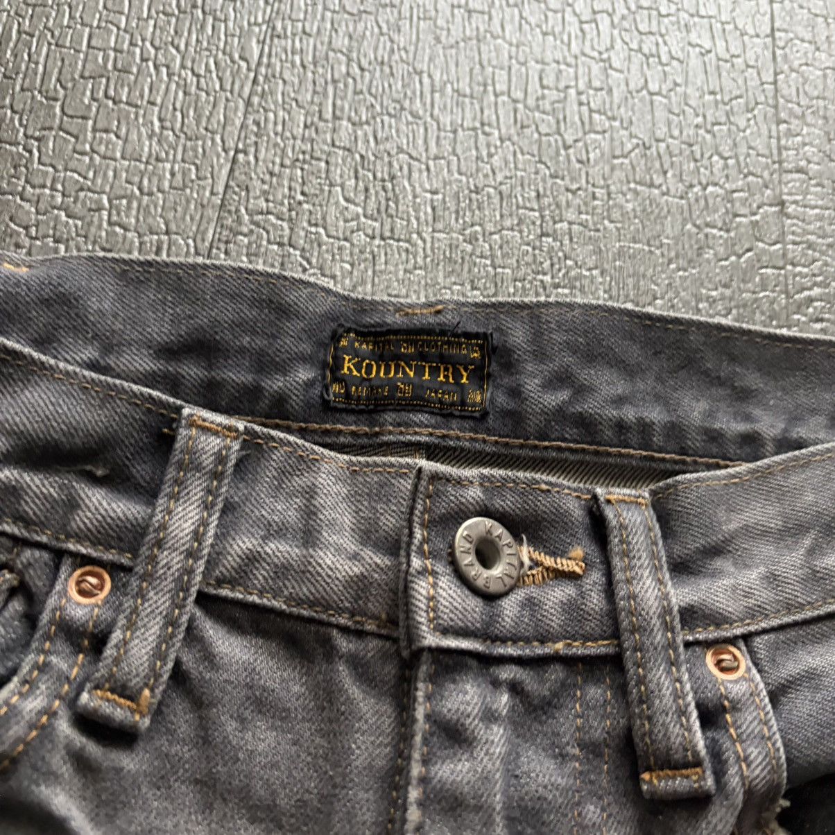 Kapital ✅Kapital bone denim shorts stk 32inch Size US 32 / EU 48 - 3 Thumbnail
