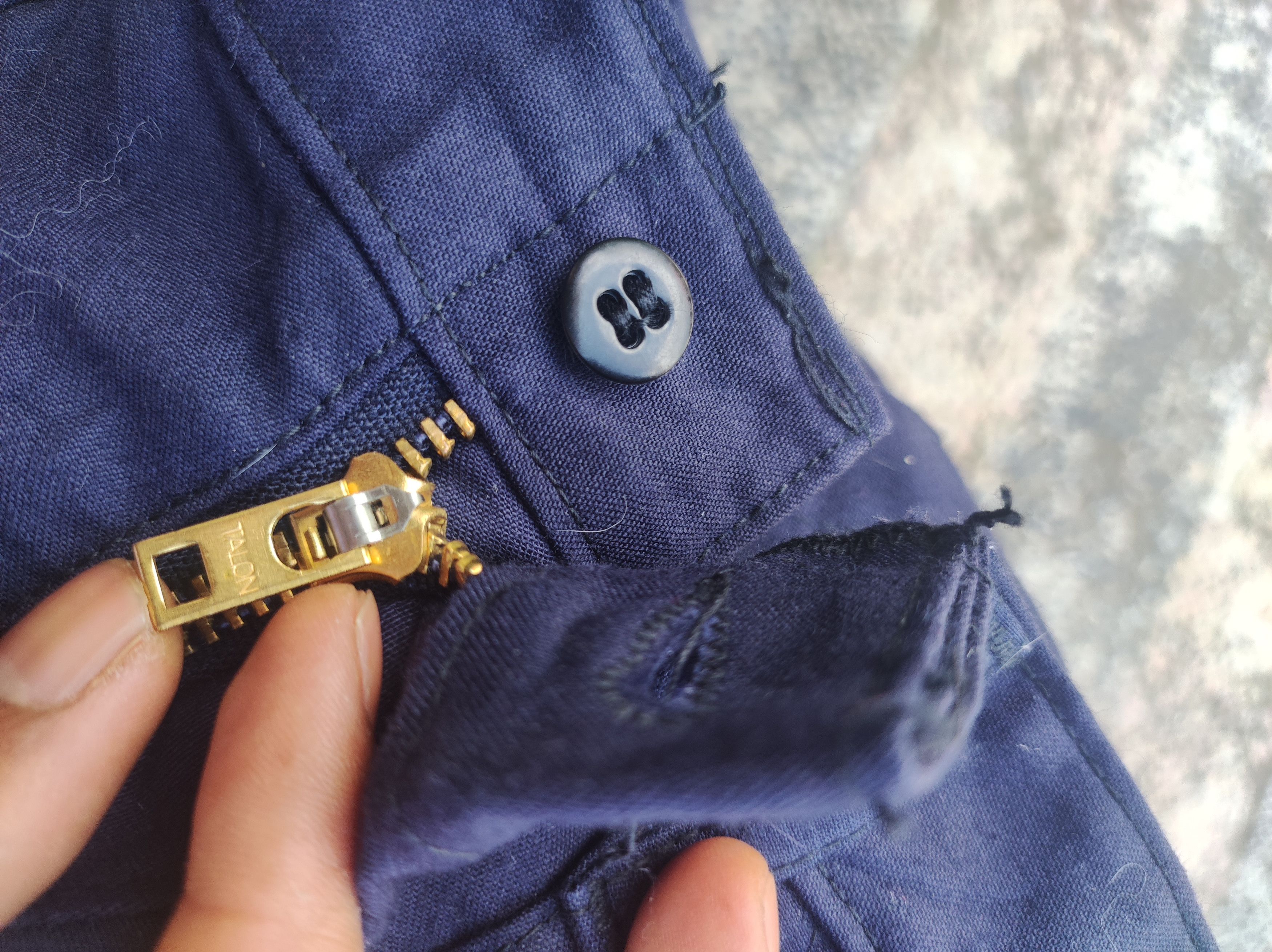 パンツ STONE  80s MARINE TROUSERS NAVY Stone Island Marina Pants Navy Blue – Très Bien