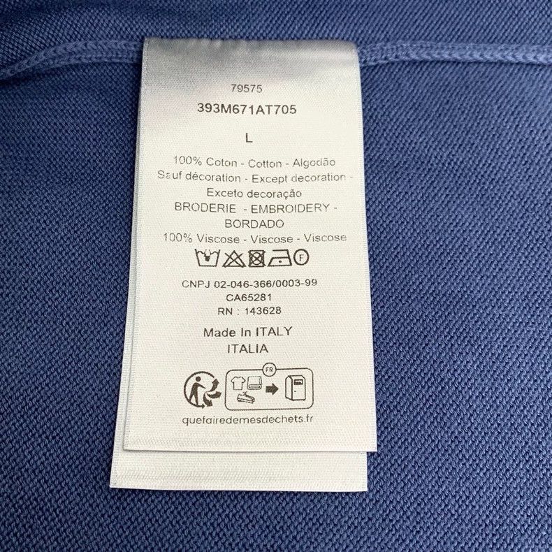 Dior Dior Co-branded 23 logo pattern embroidery blue and white c Size US L / EU 52-54 / 3 - 7 Thumbnail