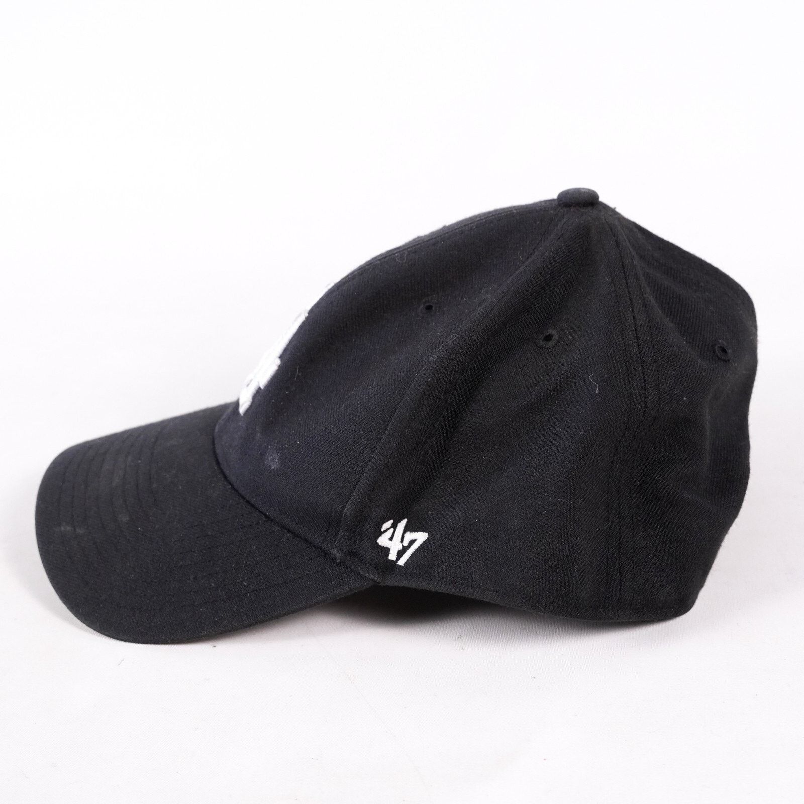 MLB '47 MLB Team LA Dodgers Yolanda Baseball Hat Cap Visor Black Size ONE SIZE - 4 Thumbnail