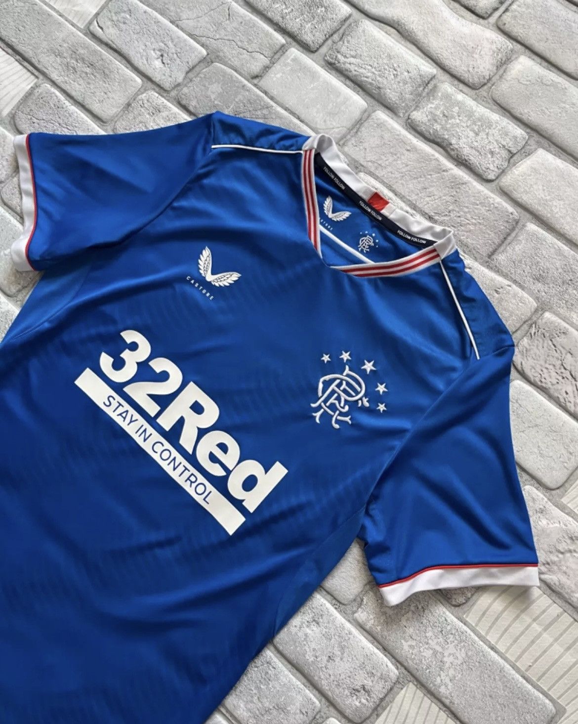 Castore RANGERS F.C. CASTORE 2020/2021 FOOTBALL HOME JERSEY Size US S / EU 44-46 / 1 - 2 Thumbnail