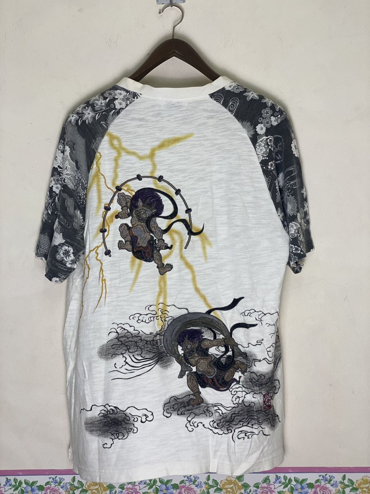 If Six Was Nine × Japanese Brand Japanese Brand Kara Kuri Triple Pocket Tee Size US XL / EU 56 / 4 - 1 Thumbnail