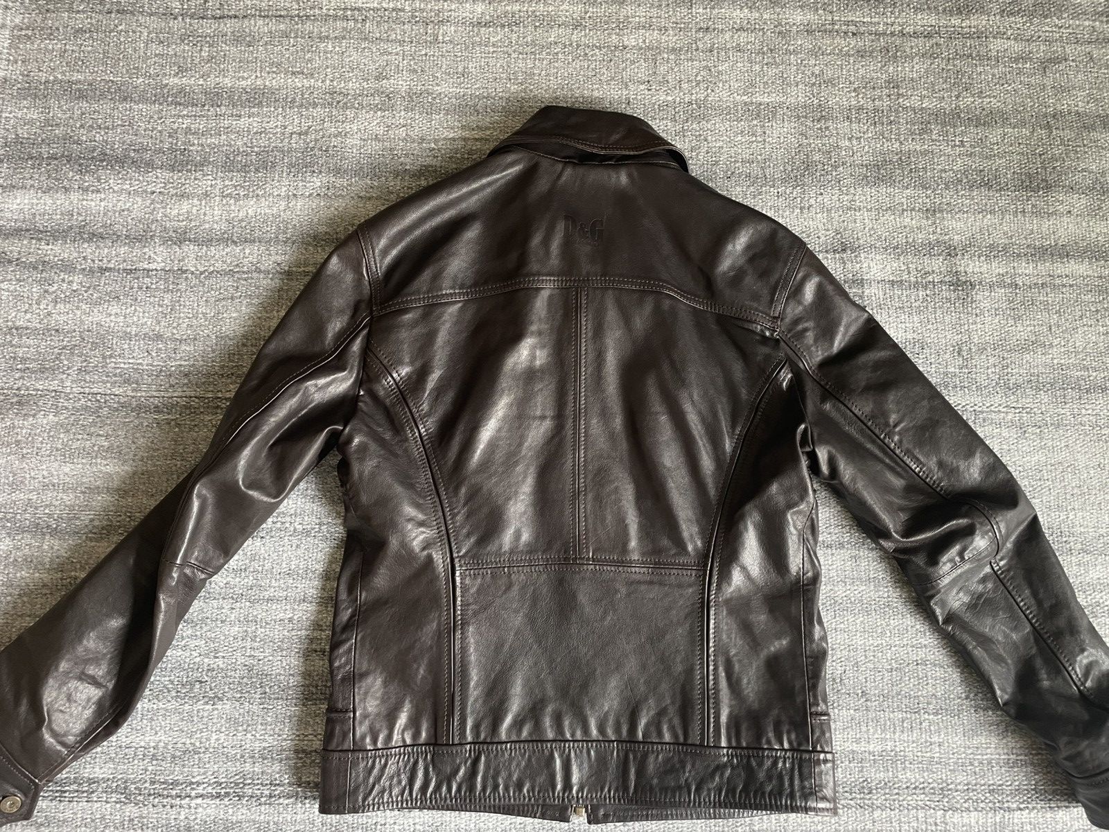Dolce & Gabbana Dolce Gabbana Leather jacket Size US L / EU 52-54 / 3 - 3 Thumbnail