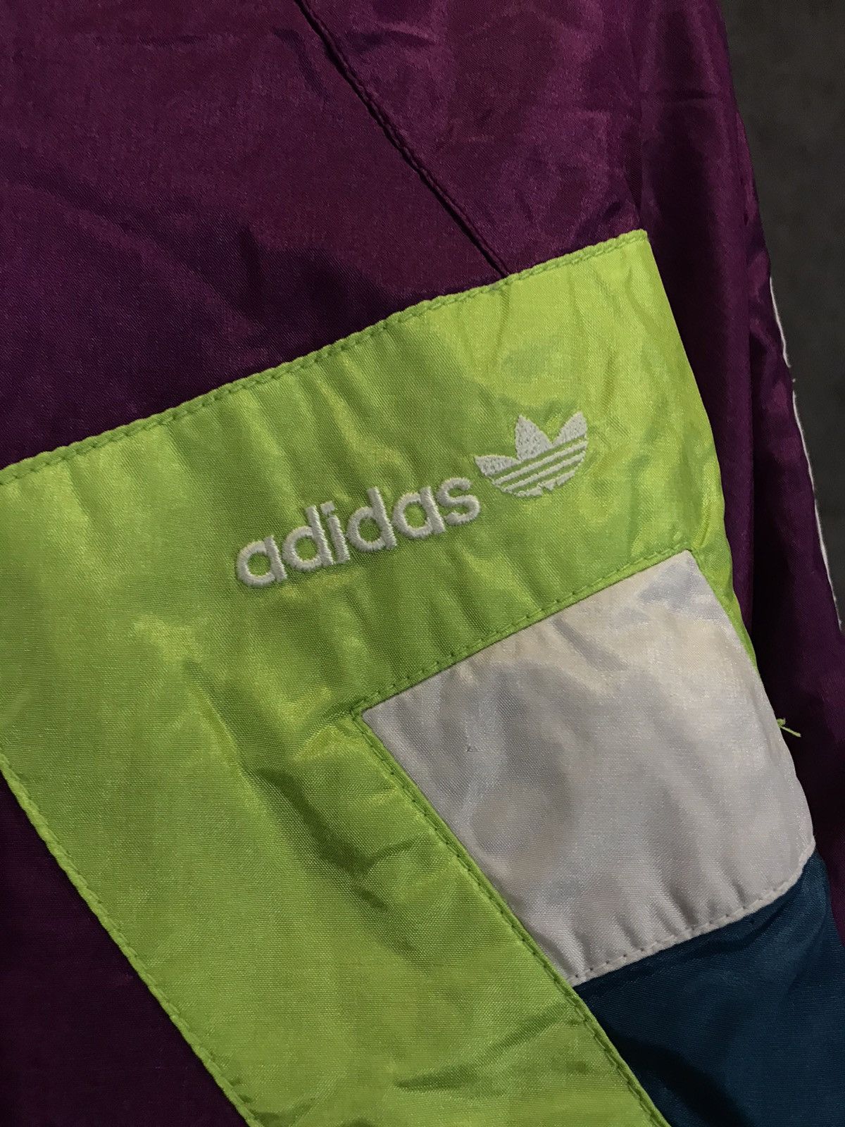 Adidas Adidas vintage zip sweatshirt Size US L / EU 52-54 / 3 - 3 Thumbnail