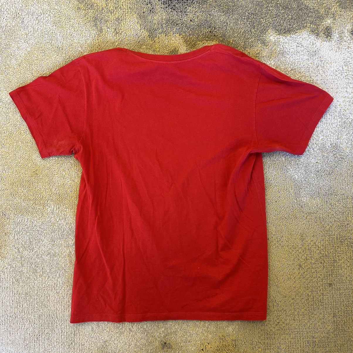 Gucci Gucci Men’s Shirt Red Short Sleeve Cotton Yellow Warrior Size US M / EU 48-50 / 2 - 3 Thumbnail