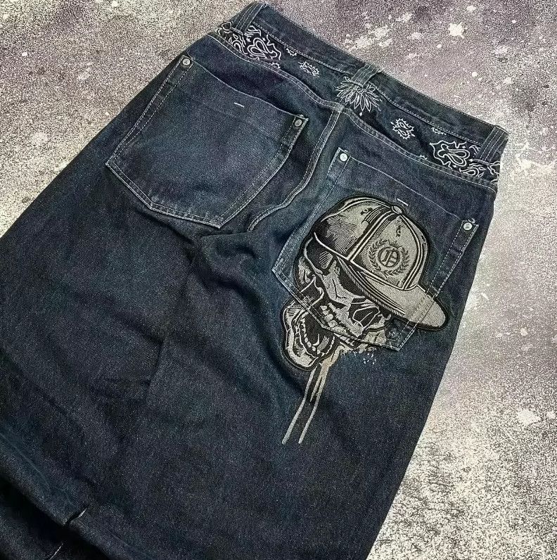 Other Baggy Skull Jeans Size US 36 / EU 52 - 2 Thumbnail