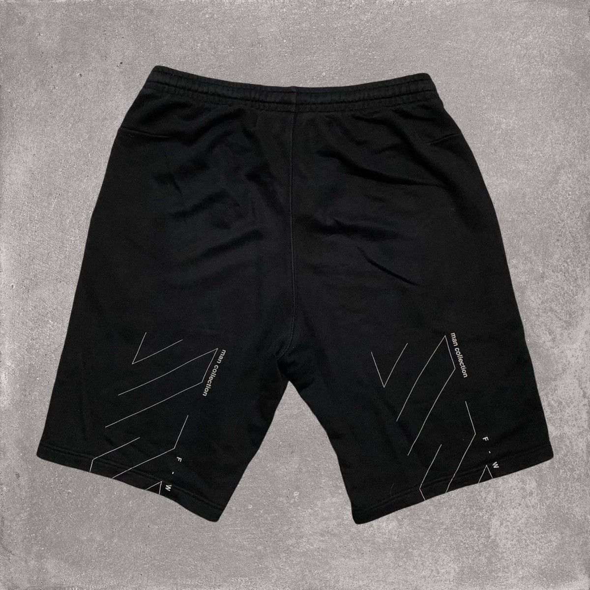 Off-White Black Cornely Diags Shorts