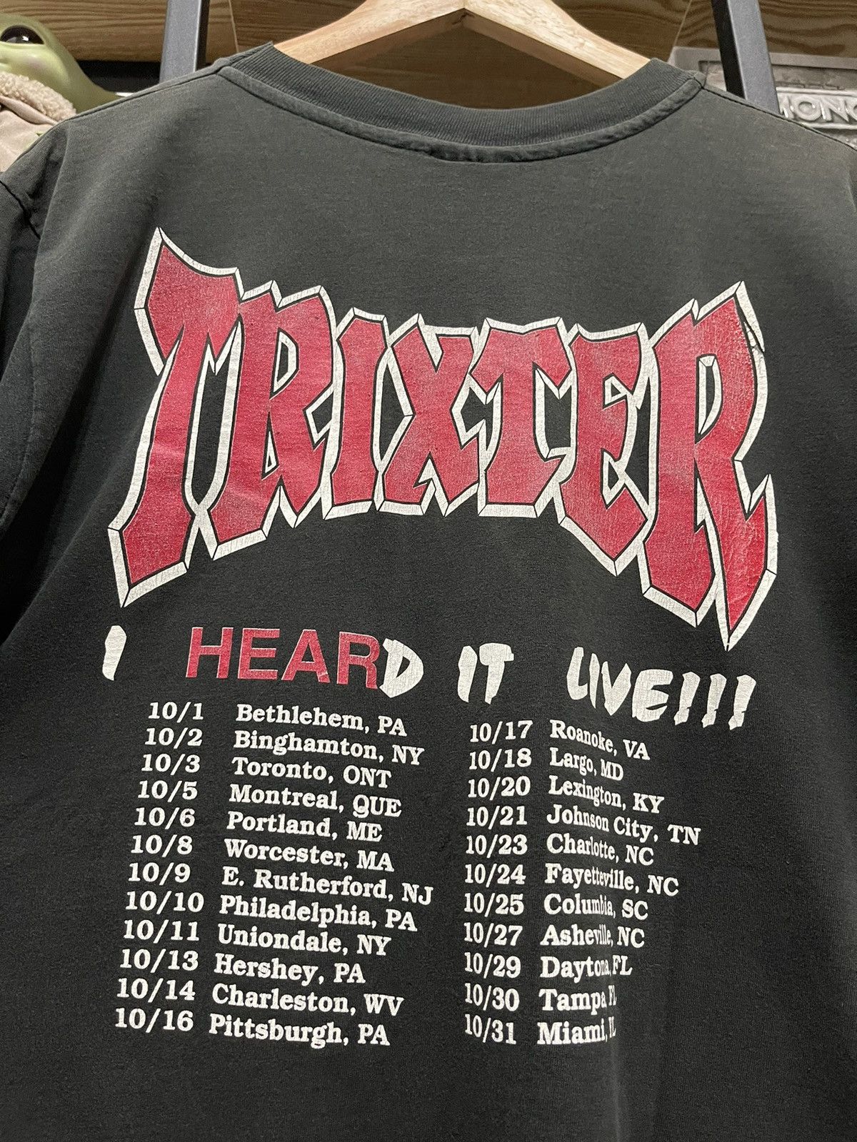 Vintage 90's Trixter I Heard It Live Tour Band Tshirt