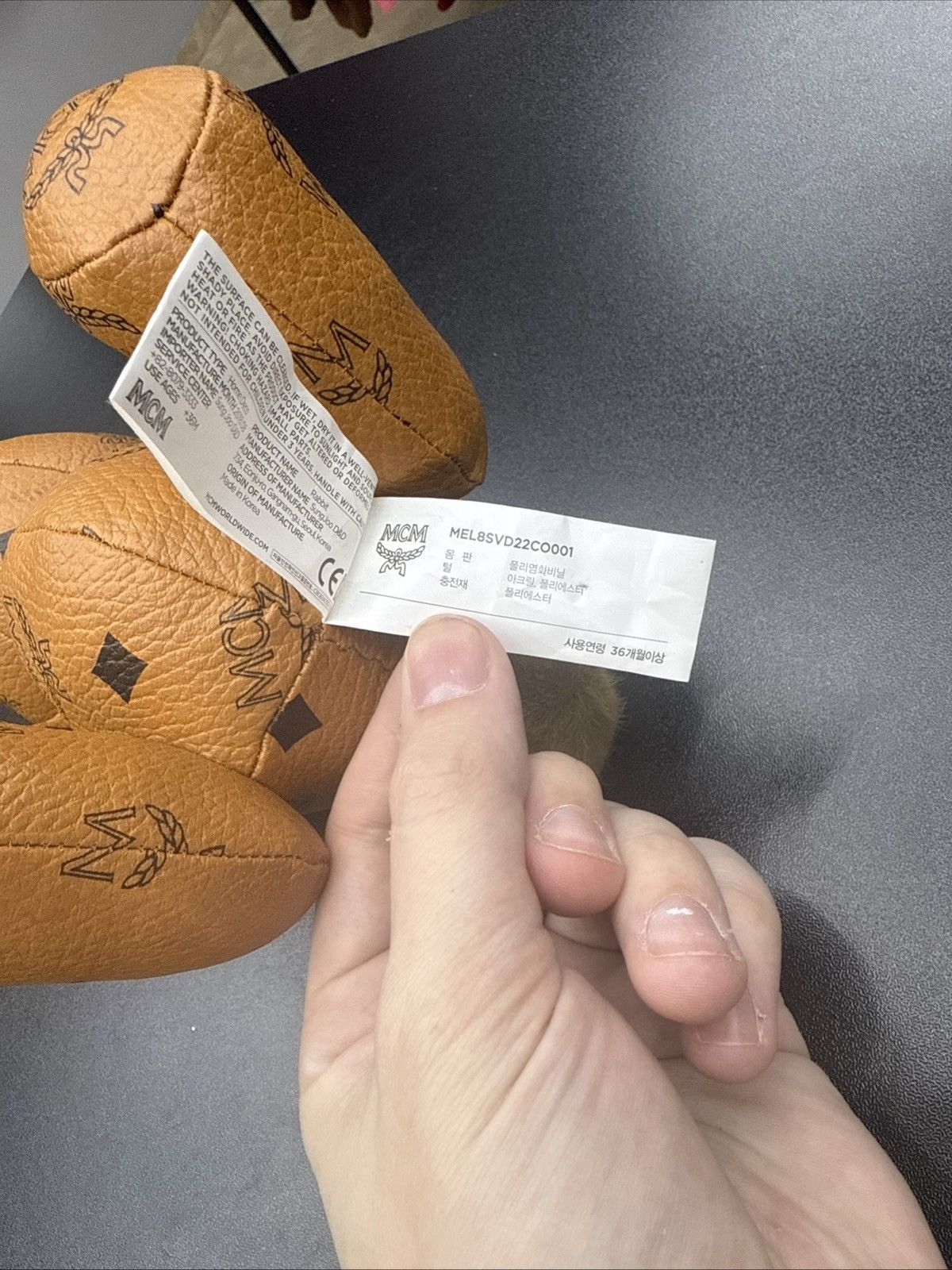 MCM AUTHENTIC MCM Leather Rabbit Plush Toy Stuffed Size ONE SIZE - 9 Thumbnail