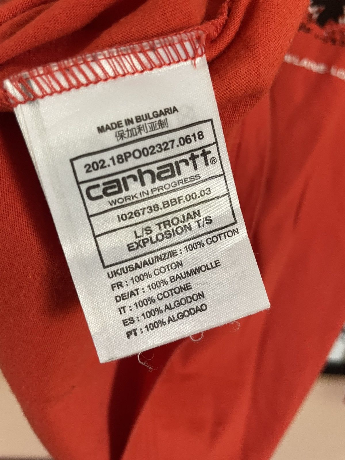 Carhartt × Carhartt Wip Carhartt WIP Trojan Records Boss Sound Long sleeve Size US M / EU 48-50 / 2 - 6 Thumbnail