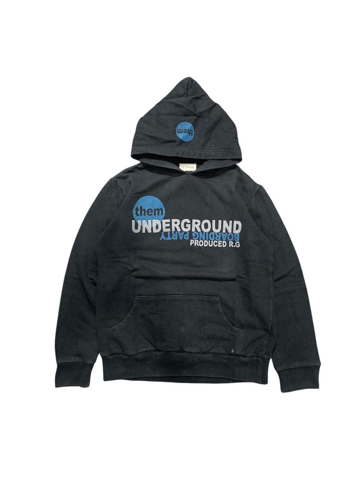 Retro Girl Underground Party Hoodie Opium style