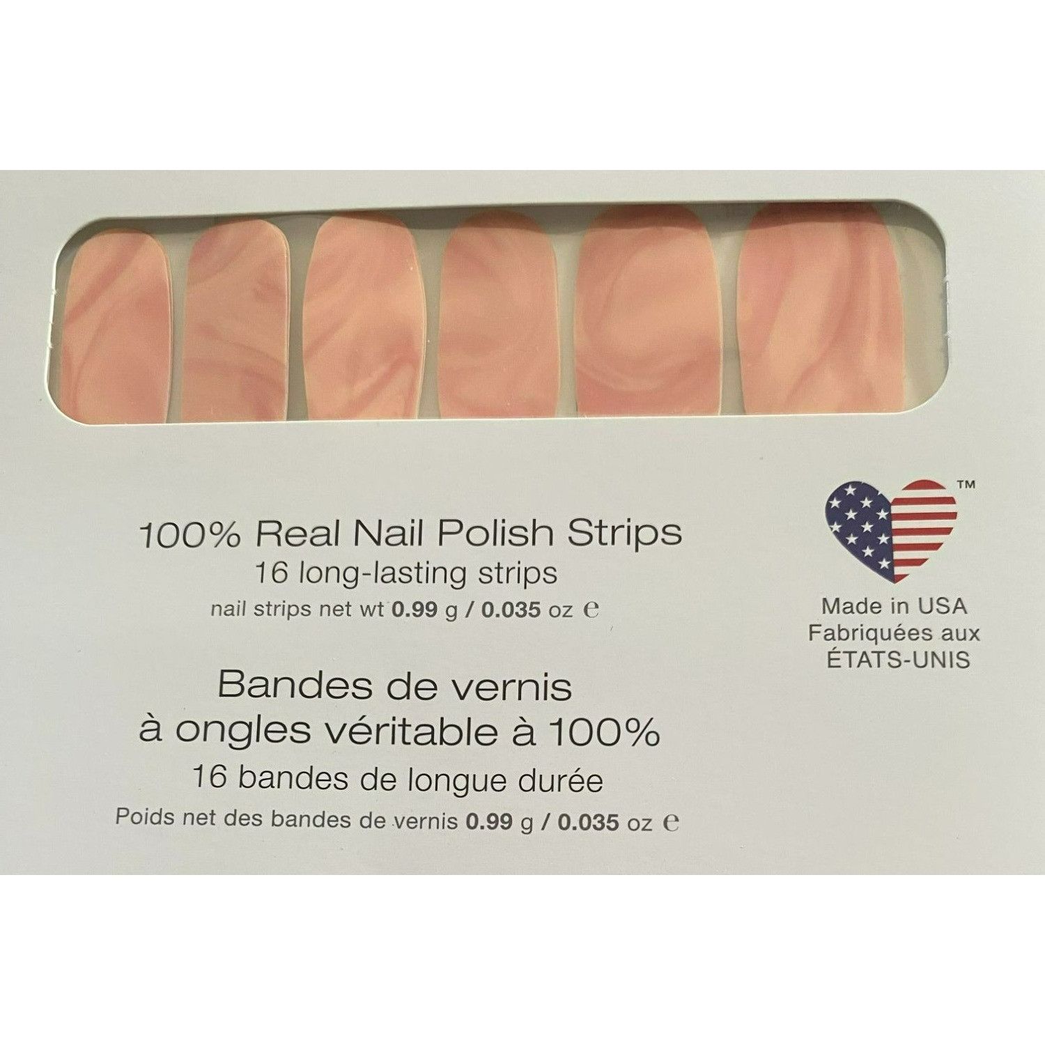 Other Color Street "Pebble Rebel" Nail Polish Strips Pink, Peach, Size ONE SIZE - 2 Thumbnail