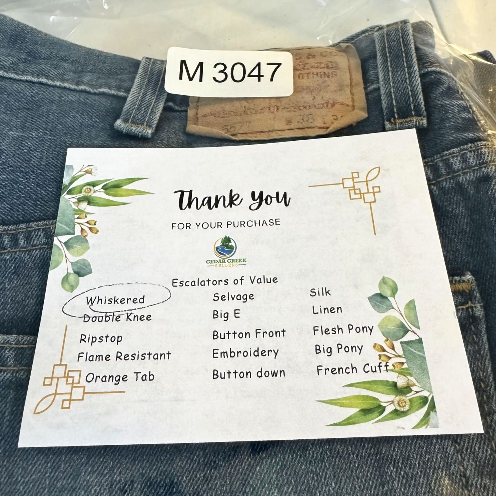 Levi's VINTAGE Levi’s 557 Jeans Mens 38x30 Blue Relaxed Boot Cut Denim Tightening Not Applicable Size US 38 / EU 54 - 7 Thumbnail